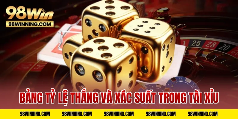 Bảng Tỷ Lệ Thắng Và Xác Suất Trong Tài Xỉu